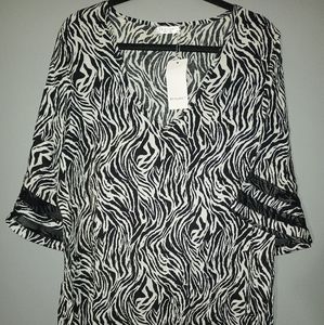 3 in 1 Blouse Dress or Beach CoverUp